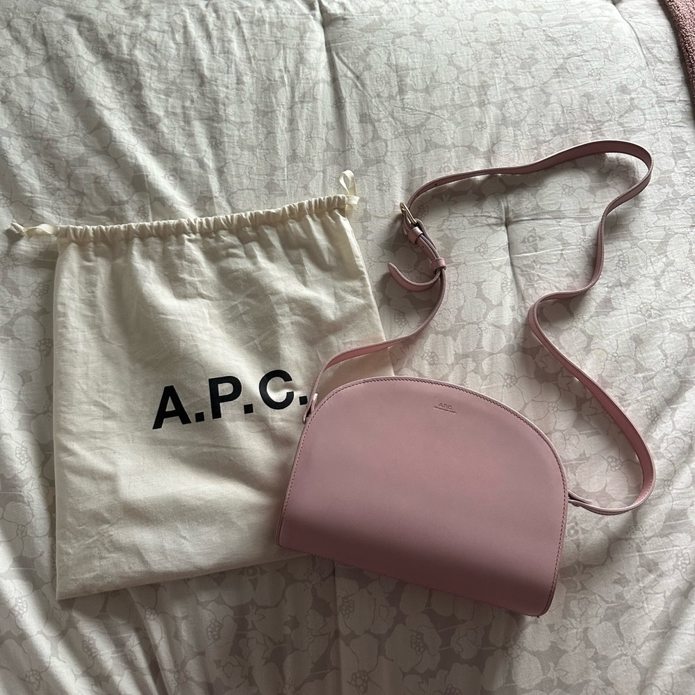 APC Demi- Lune Bag Pink